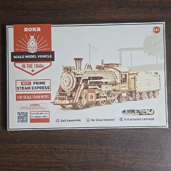 ROKR Prime Steam Express Model Kit -  NEW IN PACKAGE - Picture 1 of 7